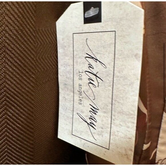 Katie May Baby Cakes Gown Cocoa Mocha Latte Floral - Picture 5 of 8